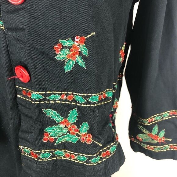 Life Style Two Piece Holiday Jacket & Dress - Picture 4 of 8